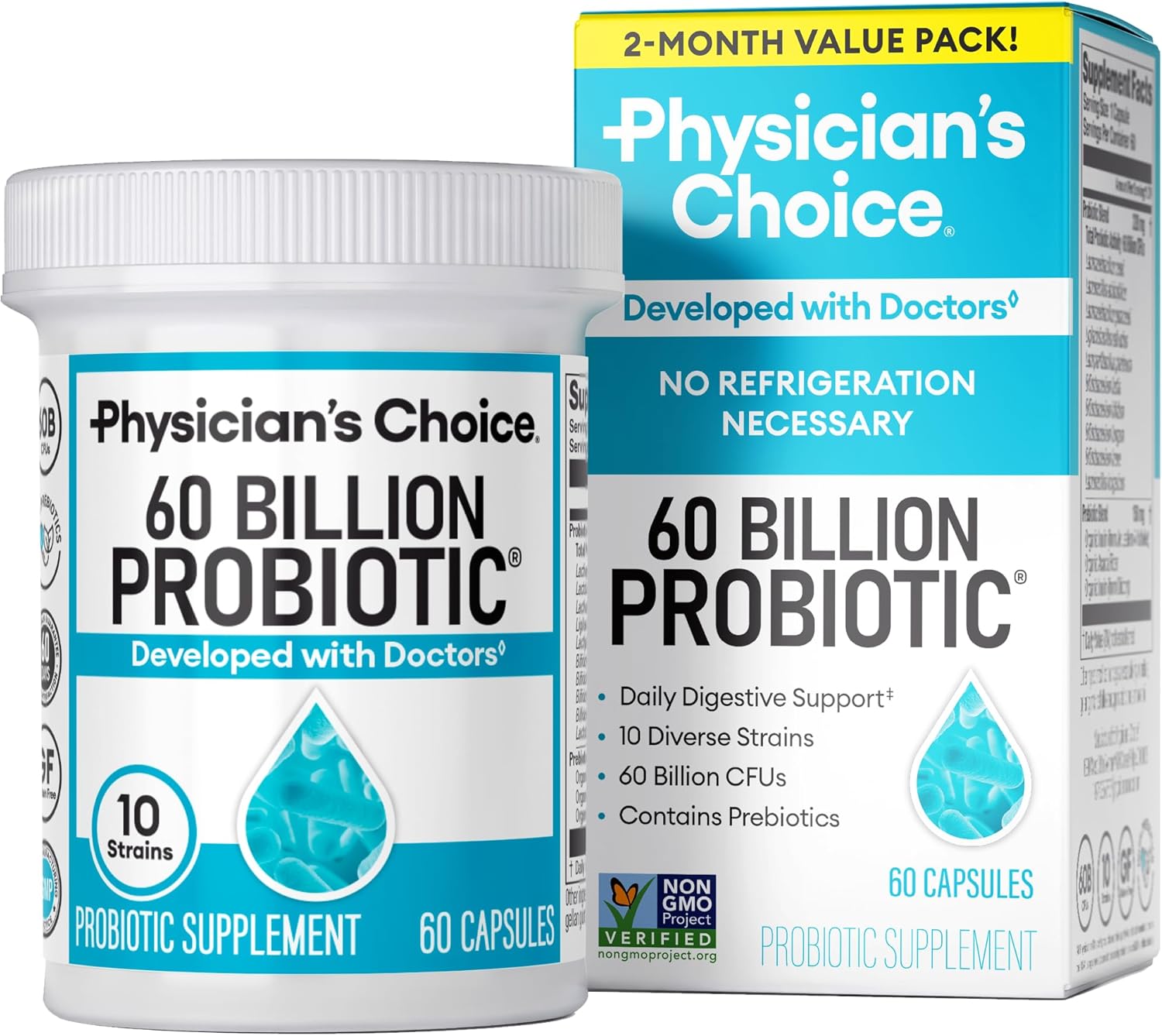 Physician's CHOICE Probiotics 60 Billion CFU
